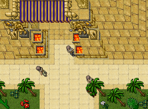 Retro Karmia world preview — Desert Hmun temple